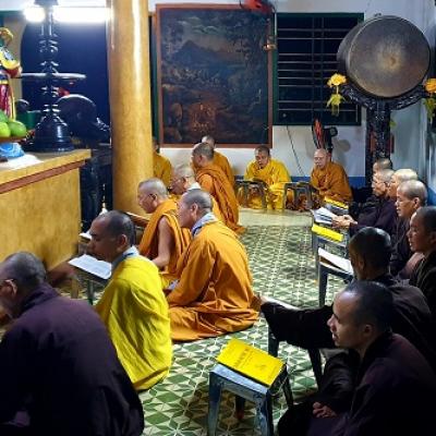 Lễ khai đàn Dược Sư Thất Châu Cầu Thọ Đức Thầy Tông Trưởng Liên Tông Tịnh Độ Non Bồng, tại Tổ Đình Quan Âm Tu Viện